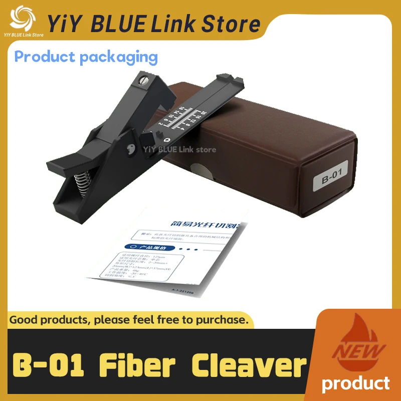 High-precision B-01 fiber optic cutter hot melt cold splice special cutter fully automatic return knife fiber optic cutter