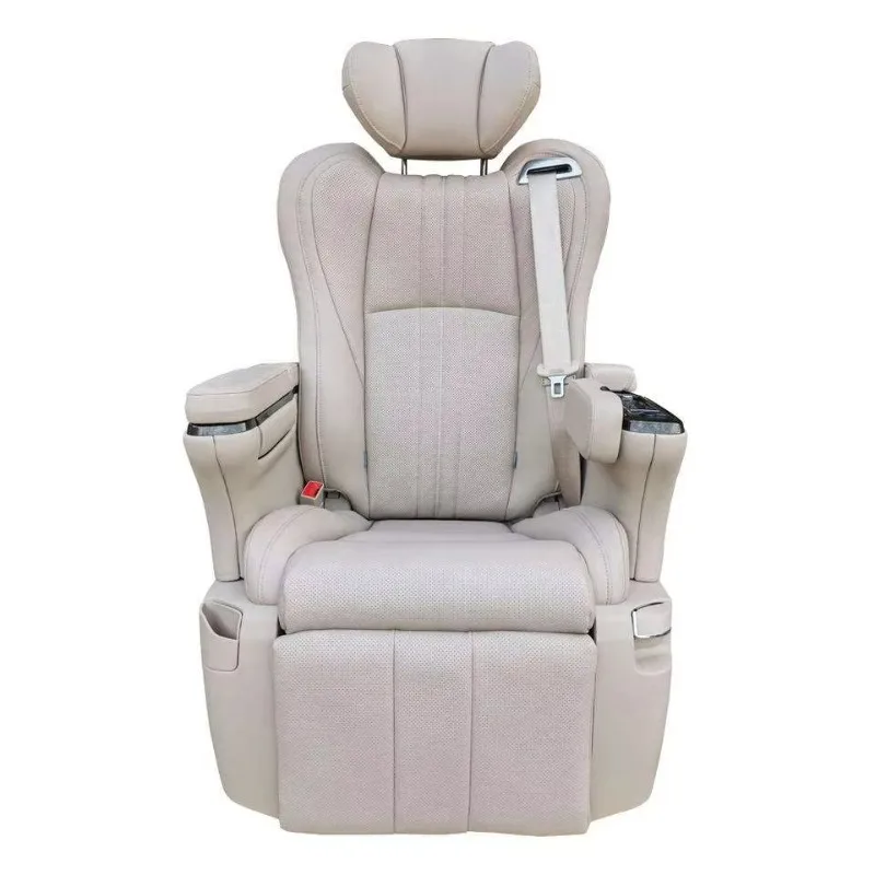 

Leather luxury car seat ex-factory price, with four-way electric adjustable leg rest and manual headrest, suitable