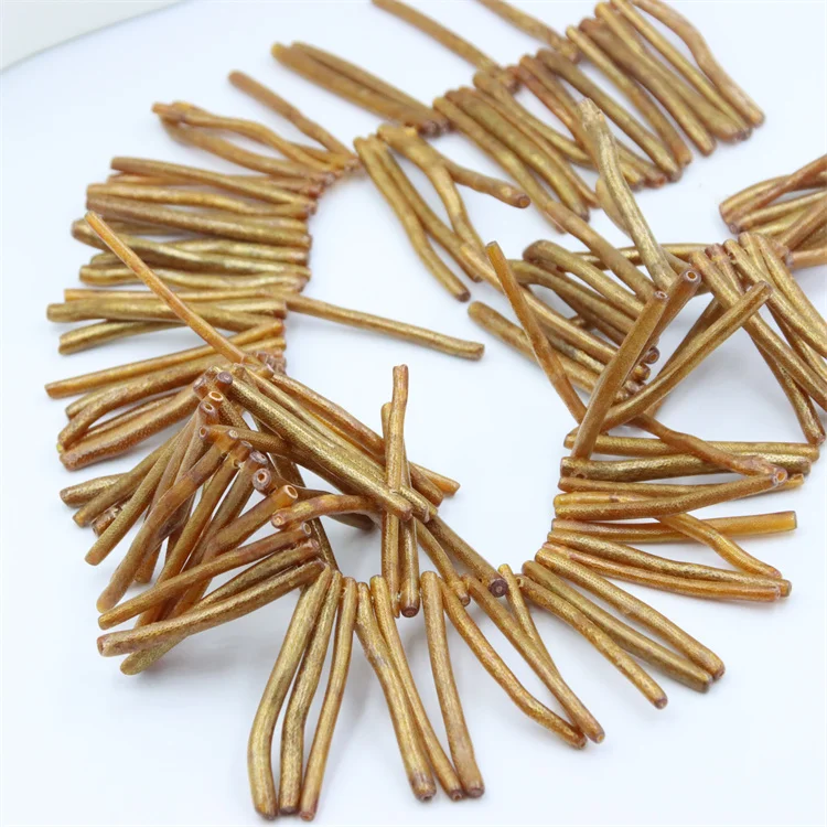 Irregular Tiny Branch Golden Coral Beads Good Quality Charms For Jewelry Making Diy Tribal Necklaces Earrings Accessories  Gifts