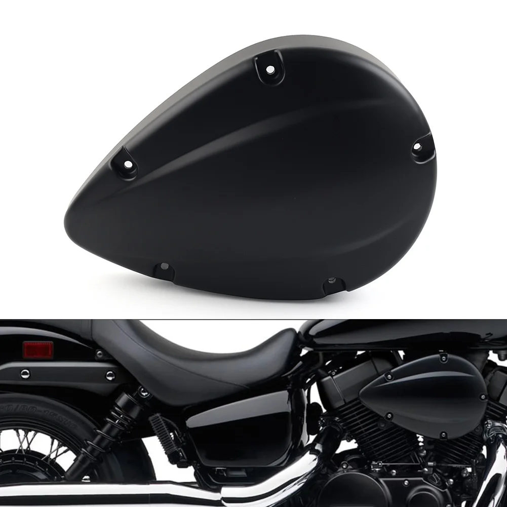 Matte Black Motorcycle Air Intake Cleaner Filter Cover For Honda Shadow Aero 750 VT750C Spirit VT750C2