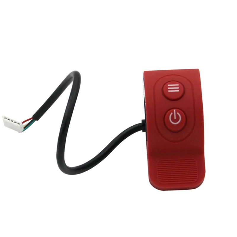 Acelerador de dedo Scooter elétrico para X6, X7, X8, gatilho, acelerador, interruptor de controle de velocidade, vermelho, apto para X6, X7, X8