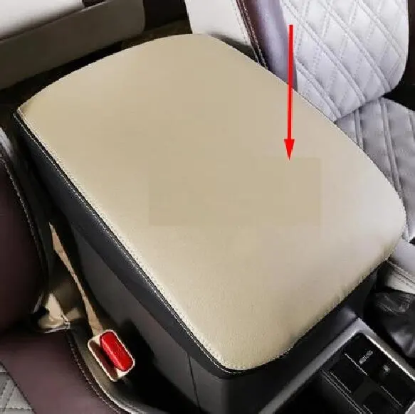 For Toyota Land Cruiser Prado 150 2010 2011 2012 2103 2014 2015 2016-2021 Microfibre Leather Center Armrest Cover  car interior