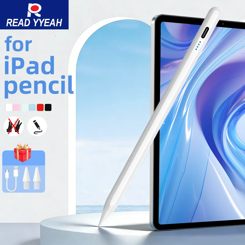 

Стилус для Apple Pencil Styluses, совместимый с iPad 2/3/4/5/6/7/8 Generation Pro 9,7/10,5/11/12,9 Air 1/2/3/4 Mini 1/2/3/4