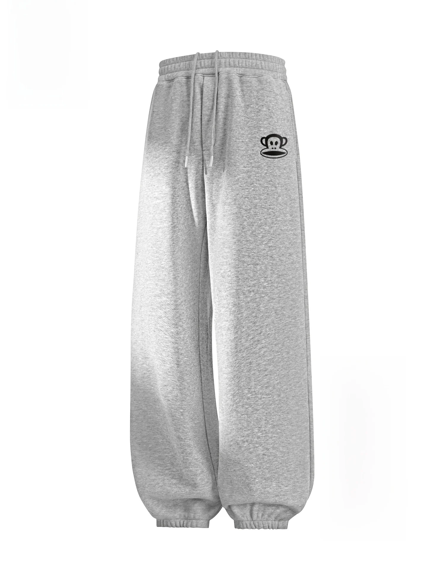 

Thiened Fce Men's Casual Pants Autumn Winter Warm Trousers Elastic Waisand Cotton Polyester Blend