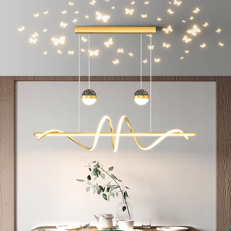 

Modern Revolve Led Pendant Lights Dimmable Black Gold for Table Dining Kitchen Accesories Office Chandelier Home Decor Fixture