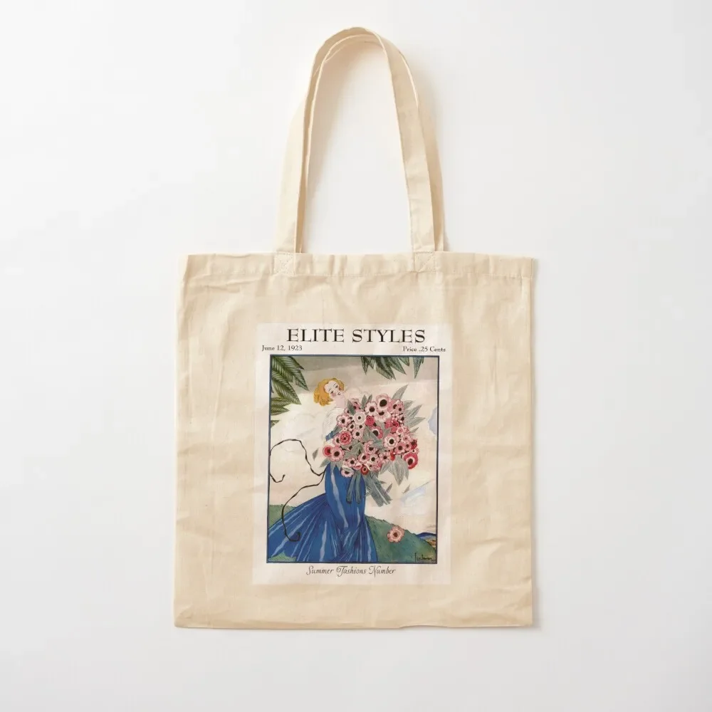 

ELITE STYLES : Vintage Spring 1923 Magazine Advertising Print Tote Bag custom fabric bag bag luxury women