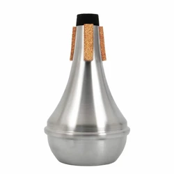 652D Trumpet Lightweight Aluminum Alloy Straight Mutes Trumpet, Trumpet Silencers Practice Mute Trumpet Mini Trumpet Mutes