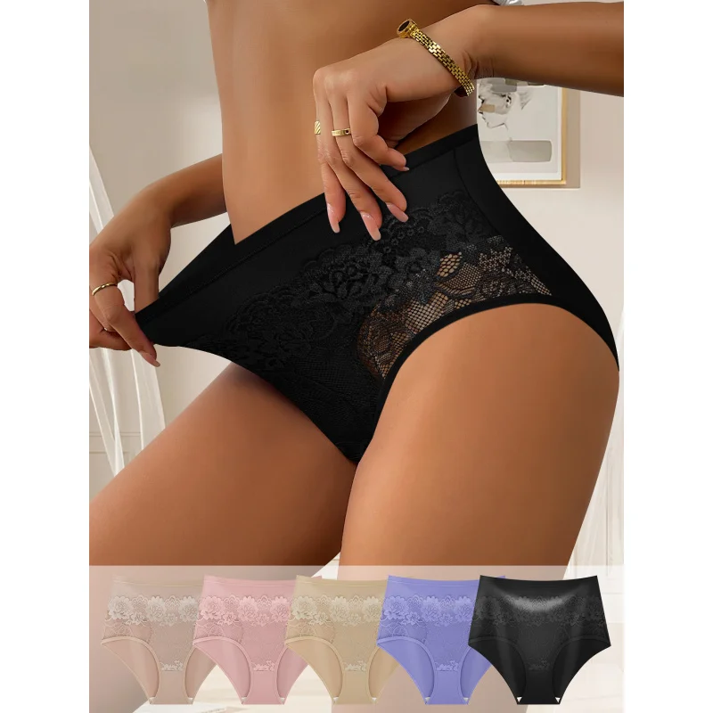 1PC hoch taillierte Spitze nahtlose formende Höschen bequemes und hüfthebendes Design atmungsaktiv und sexy