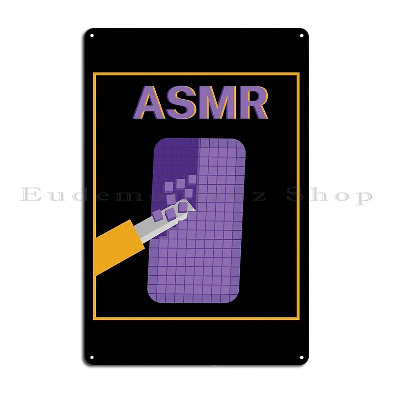 Funny Asmr Soap Cutting Product Metal Sign Living Room Personalized Club Garage Custom Tin Sign Poster