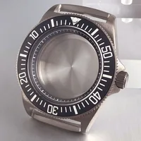 Caja de reloj de titanio con rana táctica de 42mm, zafiro NH35, movimiento automático, 20bar, resistente al agua, accesorios para reloj