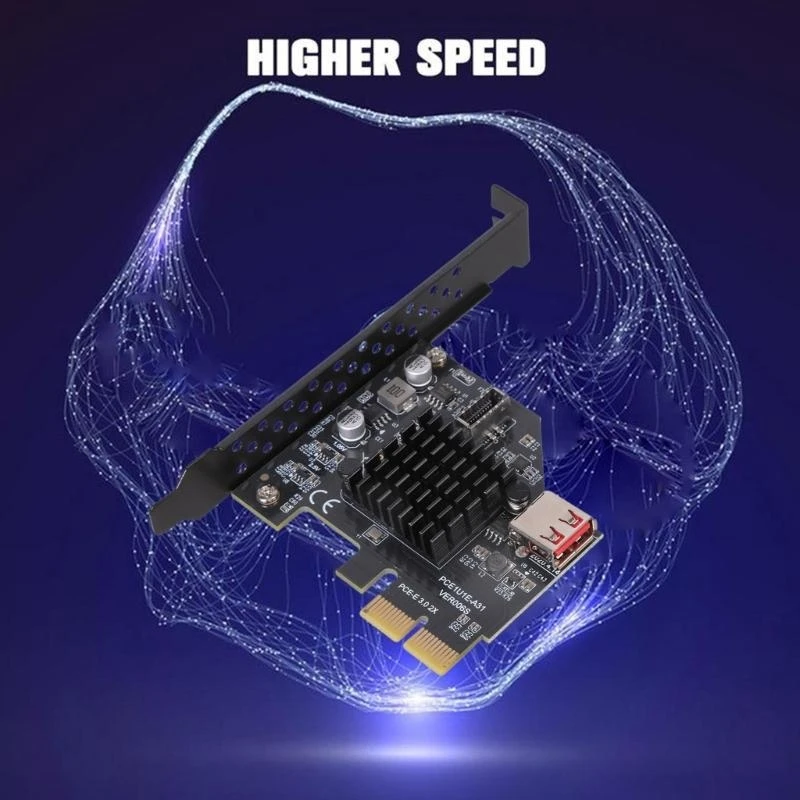 

97QB 20-контактная карта разъема передней панели 10 Гбит/с USB 2.0 PCI для