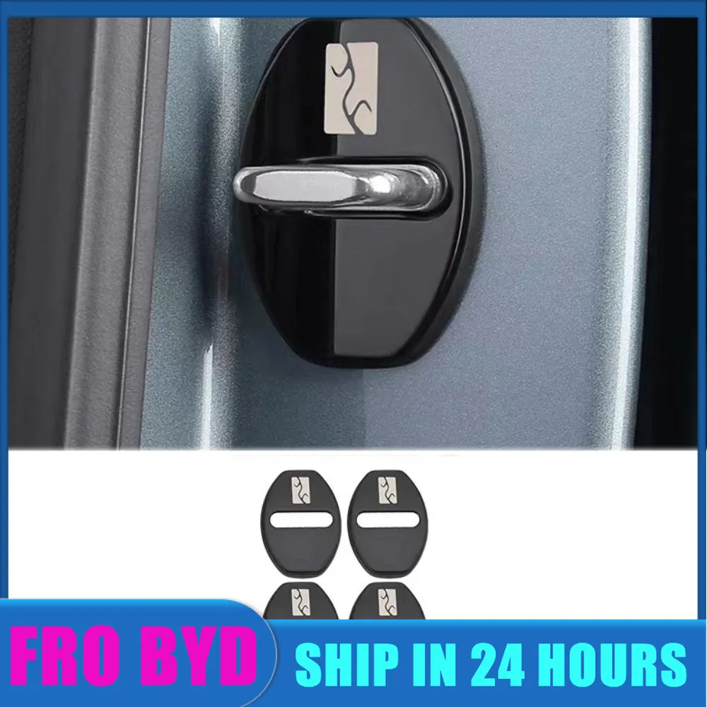 Car Door Limiter Lock Buckle Sleeve Anti Rust And Anti Scratch Interior Modification Product Suitable For 2023-2025 BYD Yangwang