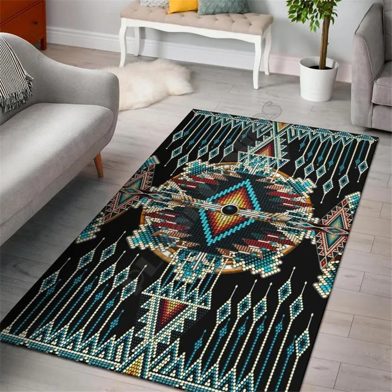 

Native Area Rug 3D All Over Printed Non-slip Mat Dining Room Living Room Soft Bedroom Carpet 18