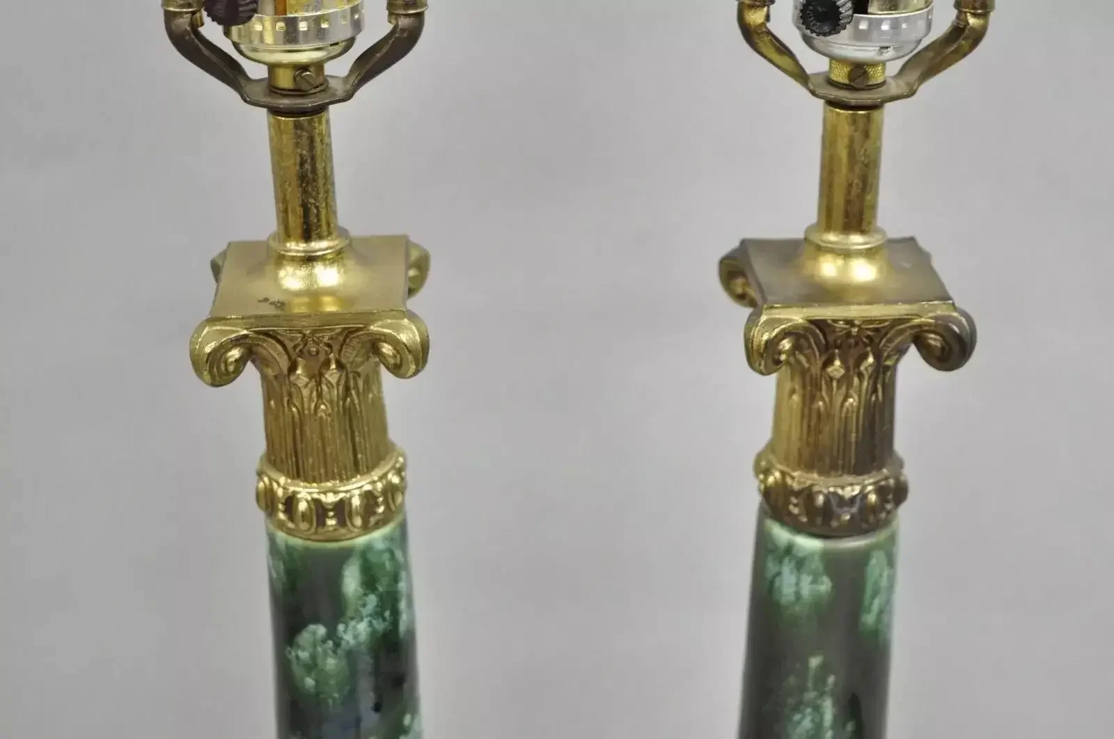Malachite table lamp waterproof home decoration marble stone environmental protection