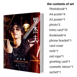 JeffSatur Jeff Satur Photobook Set With Poster Lomo Card Bookmark Badge Photo Album Art Book Picturebook