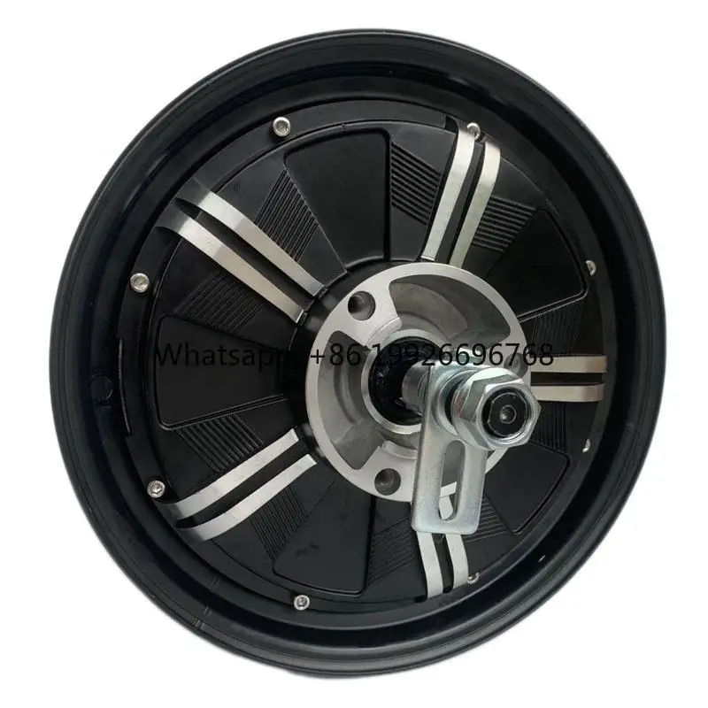 

10 Inch Motorcycle Motor 60V72V84V96V2000W Disc Brake Brushless DC Electric Vehicle Motor