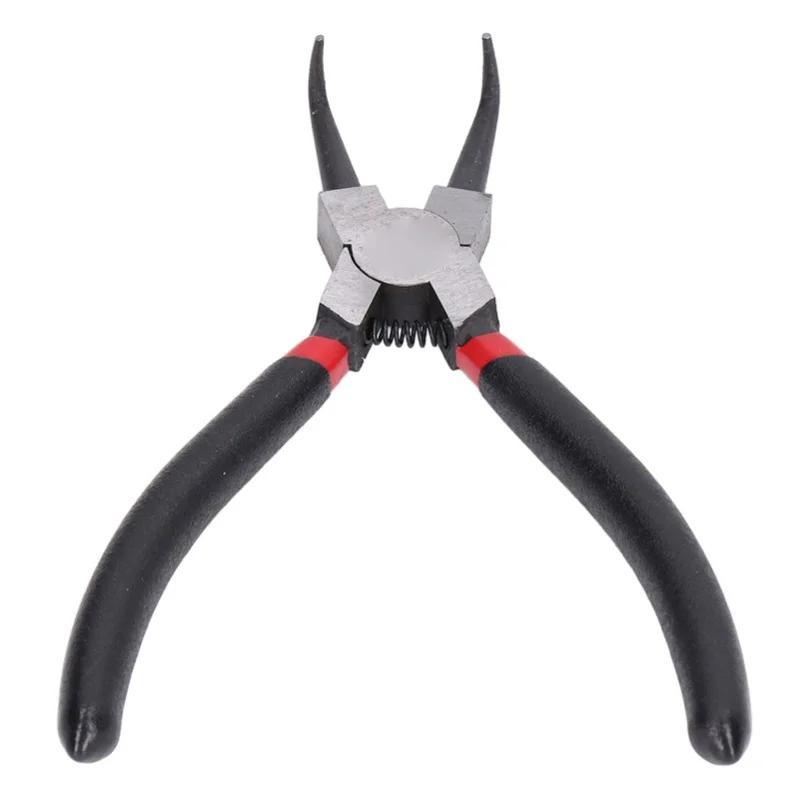 

Internal Curved Retainer Ring Pliers Carbon Steel Rubber Circlip Pliers With Immersion Handle 6in
