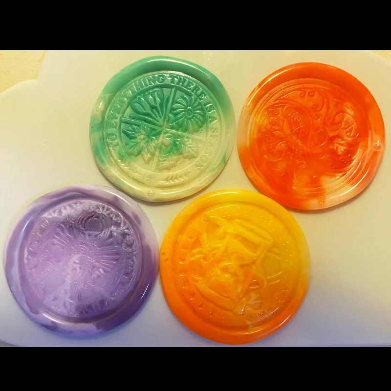 أسماك صغيرة على شكل جزيئات الشمع الملونة/اليدوية الصنع لتقوم بها بنفسك ورنيش ختم ورنيش الشمع دعوة الزفاف المغلف ختم هدية الختم