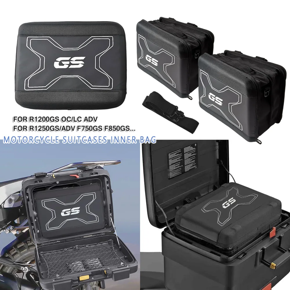 Motorcycle Vario Suitcases Inner Bag For BMW R1250GS Adventure R1200GS LC/OC F750GS F850GS Toolbox Top Case Pannier Saddle Bag