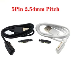 Magnetic Pogo Pin Male Female Connector 2pin 4pin 5Pin Pogopin Charging Cable Spring Loaded DC Magnet Connector Power Socket