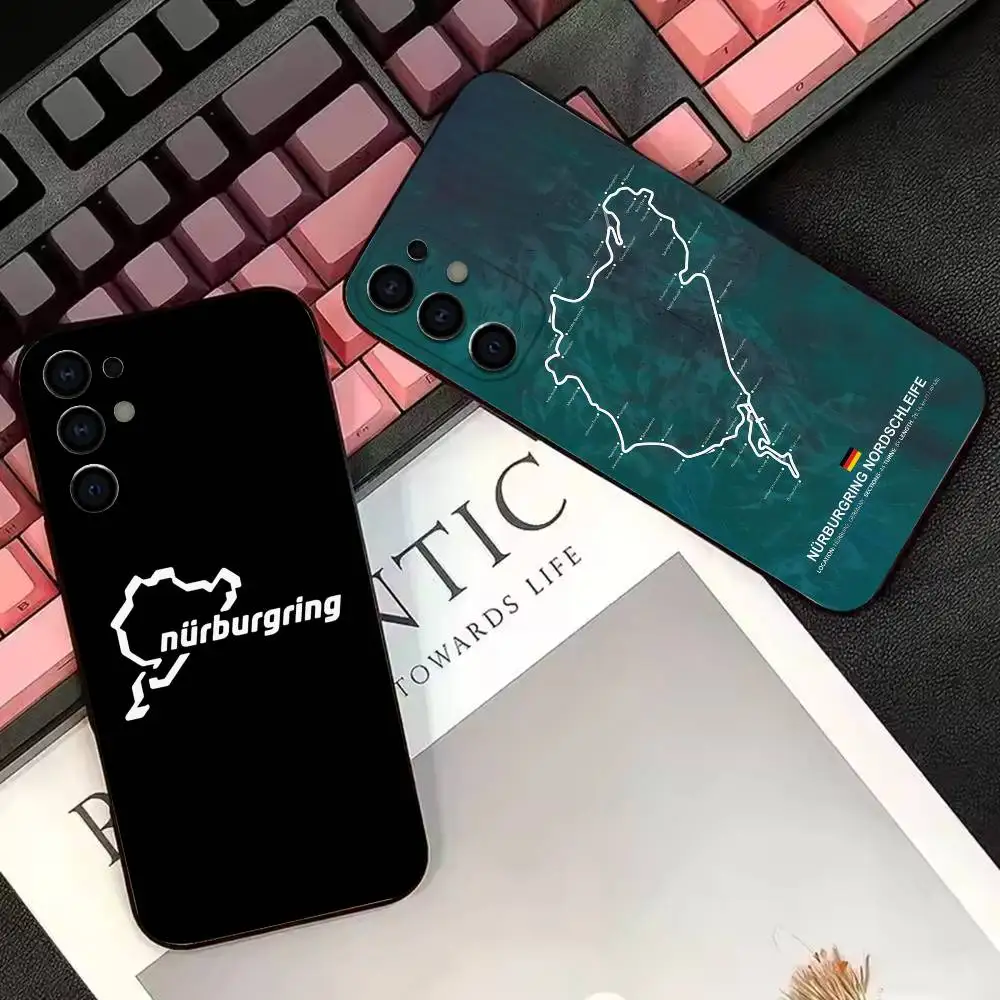 N-Nurburgring Sport Car   Phone Case For Samsung S25,S23,S22,S20,S21,S30,Ultra,Plus,Note,5G Black Cover