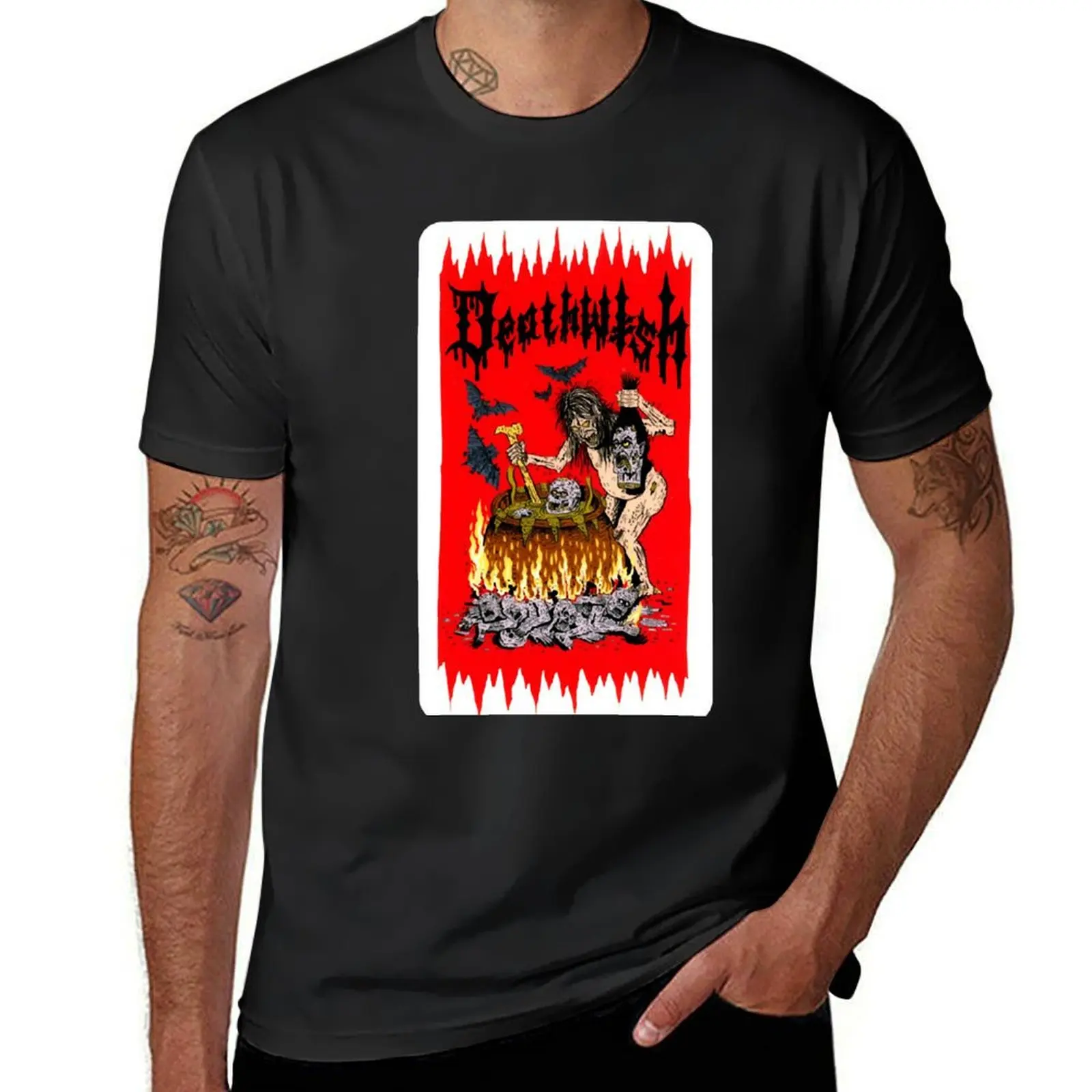 Retro Deathwish Skateboards Head Soup Cool Gift T-Shirt tees boys whites graphics anime clothes mens graphic t-shirts funny