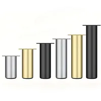 4 Uds patas de muebles de acero inoxidable patas ajustables de Metal, para patas de mesa de gabinete patas de sofá pie de repuesto de muebles