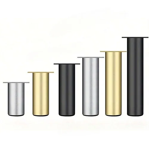 Imagen 1 del producto 4 Uds patas de muebles de acero inoxidable patas ajustables de Metal, para patas de mesa de gabinete patas de sofá pie de repuesto de muebles