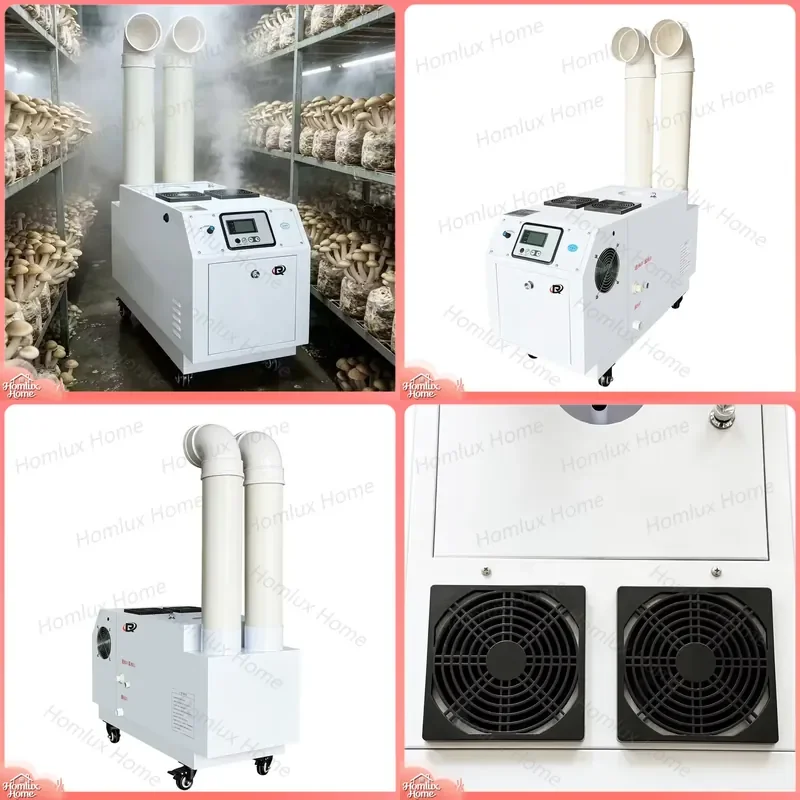 14 kg/h Industrial Ultrasonic Humidifier for Greenhouse Mushroom Farm Humidity Control High Capacity Commercial