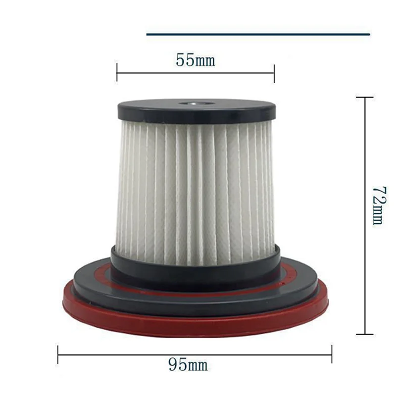 مكنسة كهربائية A97G 4X مرشحات HEPA قابلة للغسل وإعادة الاستخدام لـ Bobbot BW520، BX516، BW119، BX219، BX-216، BX516/610