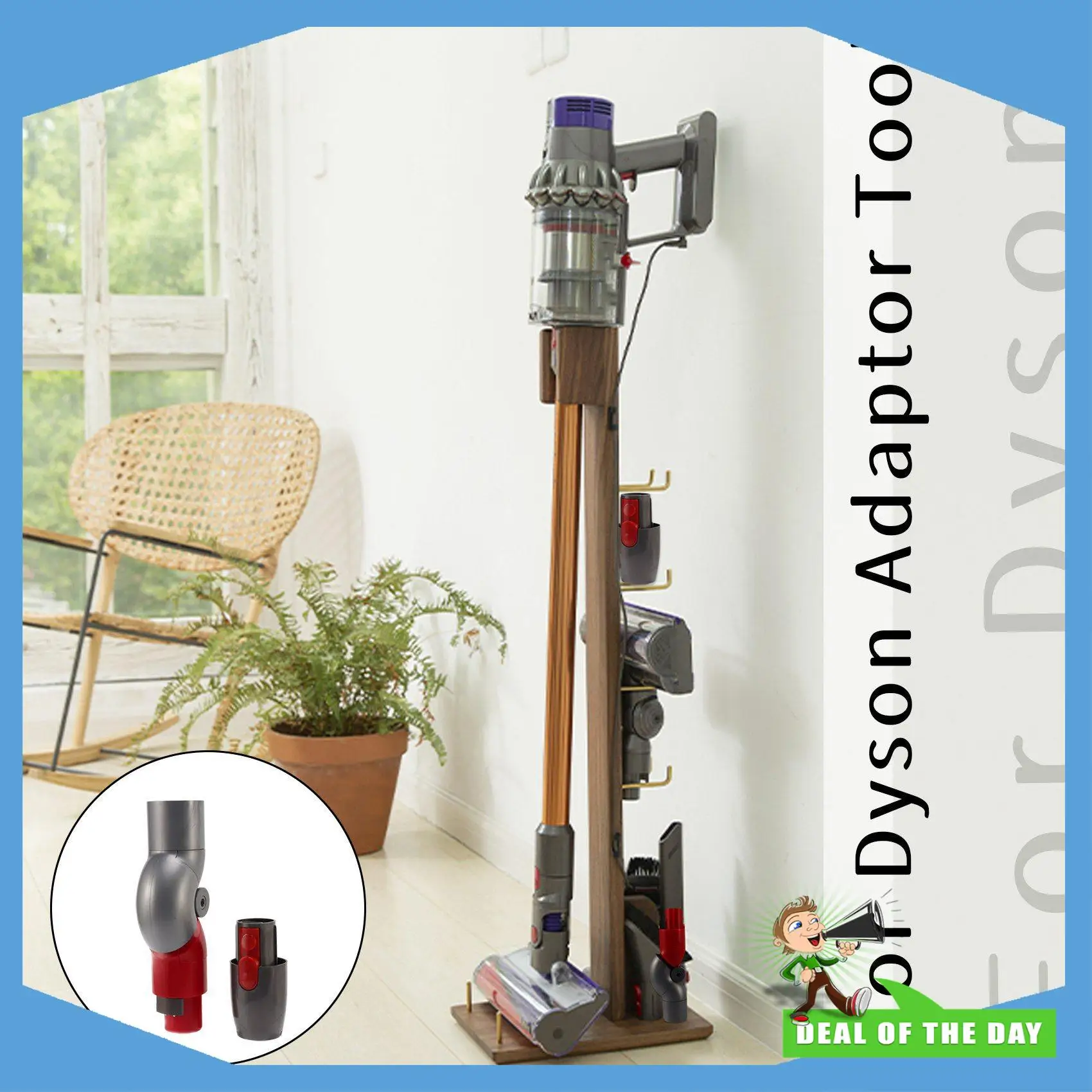 24-Hour Delivery For Dyson V7 V8 V10 V11 Quick Release Top Adaptor Tool Bottom Adapter 967762-01 Replacement Accessories