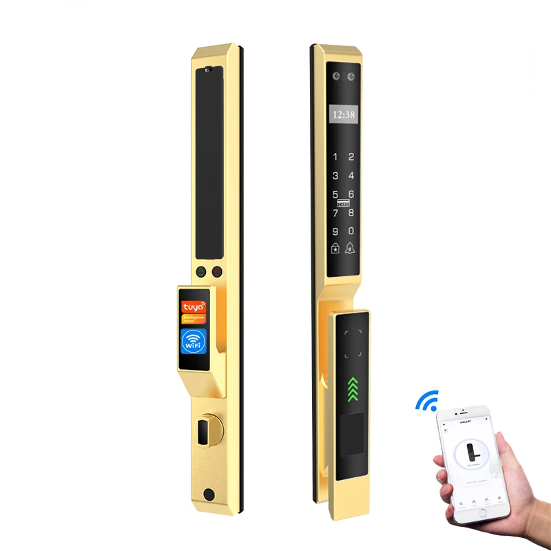 

3D face recognition fingerprint smart lock automatic house hold anti-theft door lock