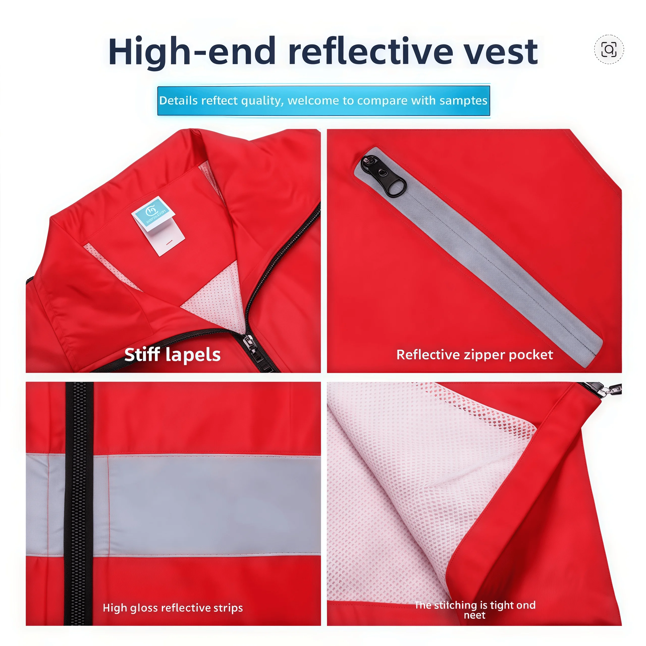 سترة طية صدر السترة خفيفة الوزن مكونة من 8 ألوان، مجموعة ملابس متطوعة، ملابس عمل مخصصة، مريحة ومتينة وقابلة للتنفس #5