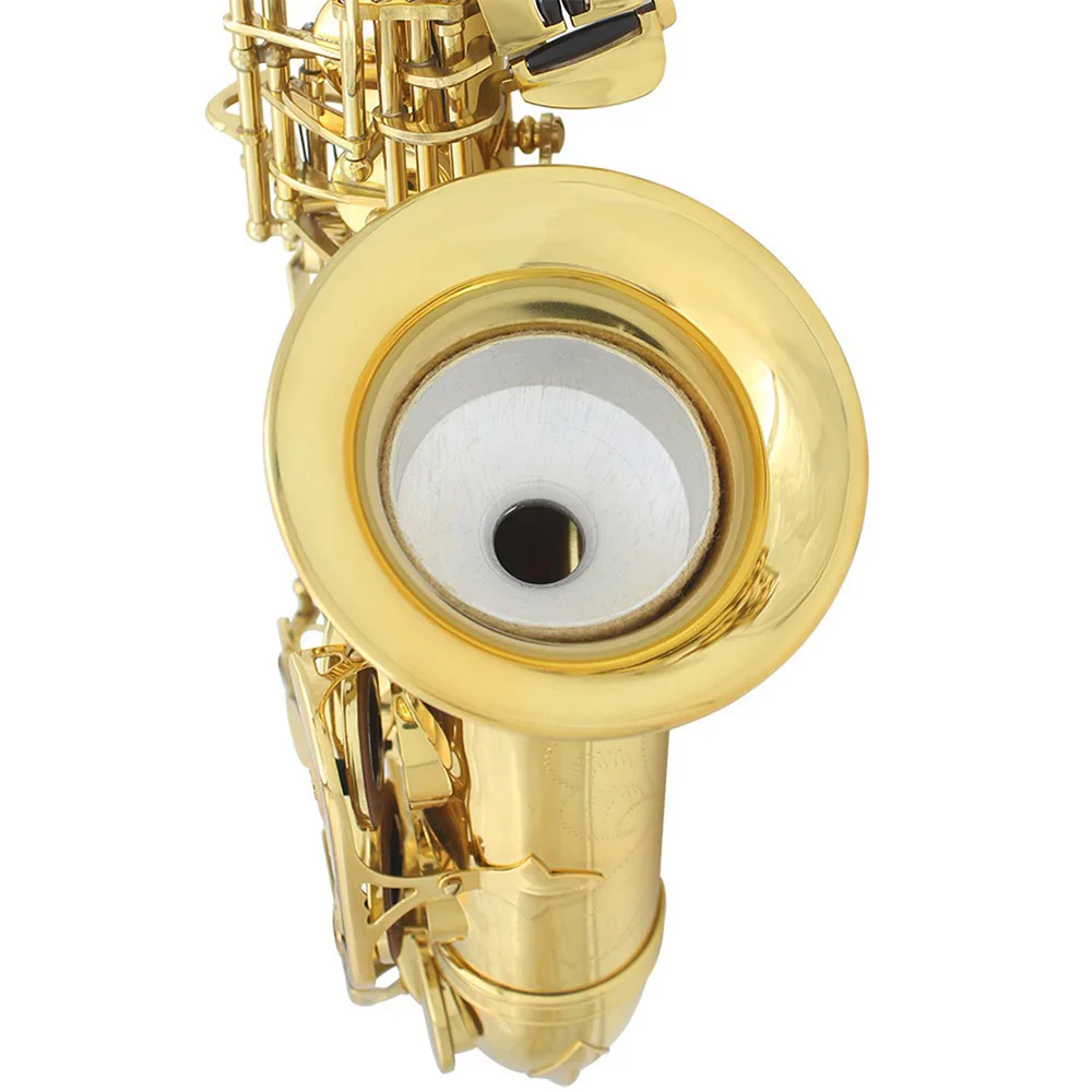 Saxophone Silencer Light-Weight Aluminum Alloy Mute Dampener for Alto Tenor Soprano Sax Woodwind Musical Instrument Accessories