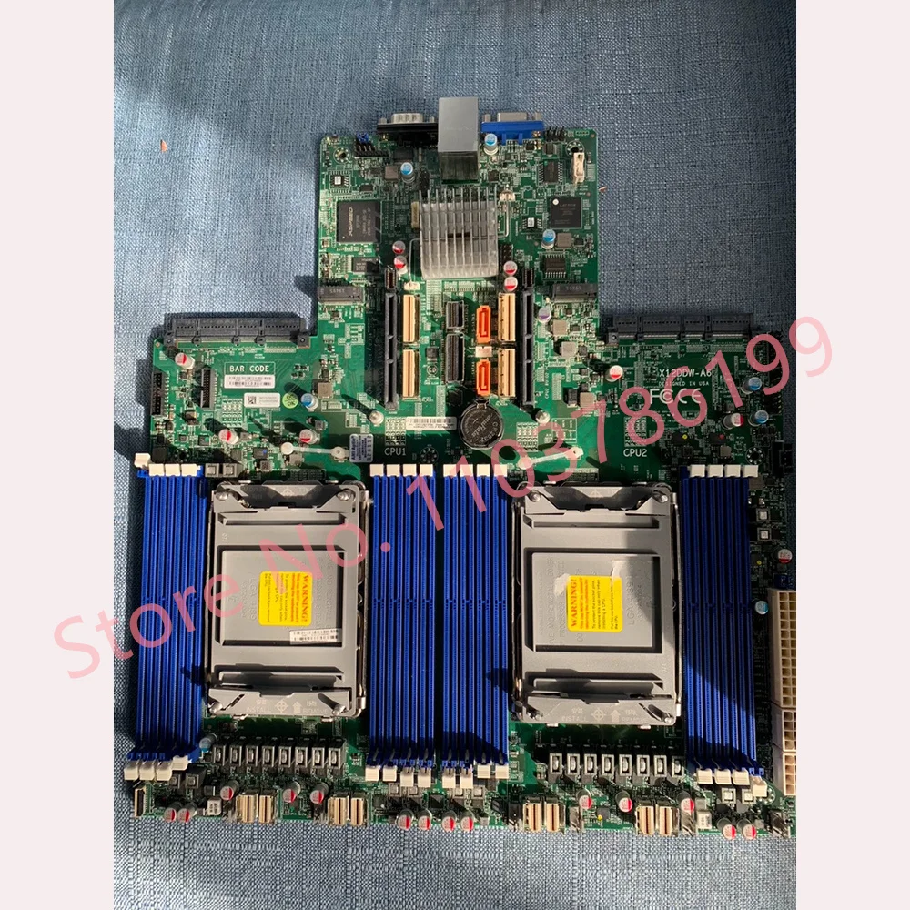 Para placa-mãe de servidor Supermicro Dual DDR4-3200MHZ LGA4189 X12DDW-A6