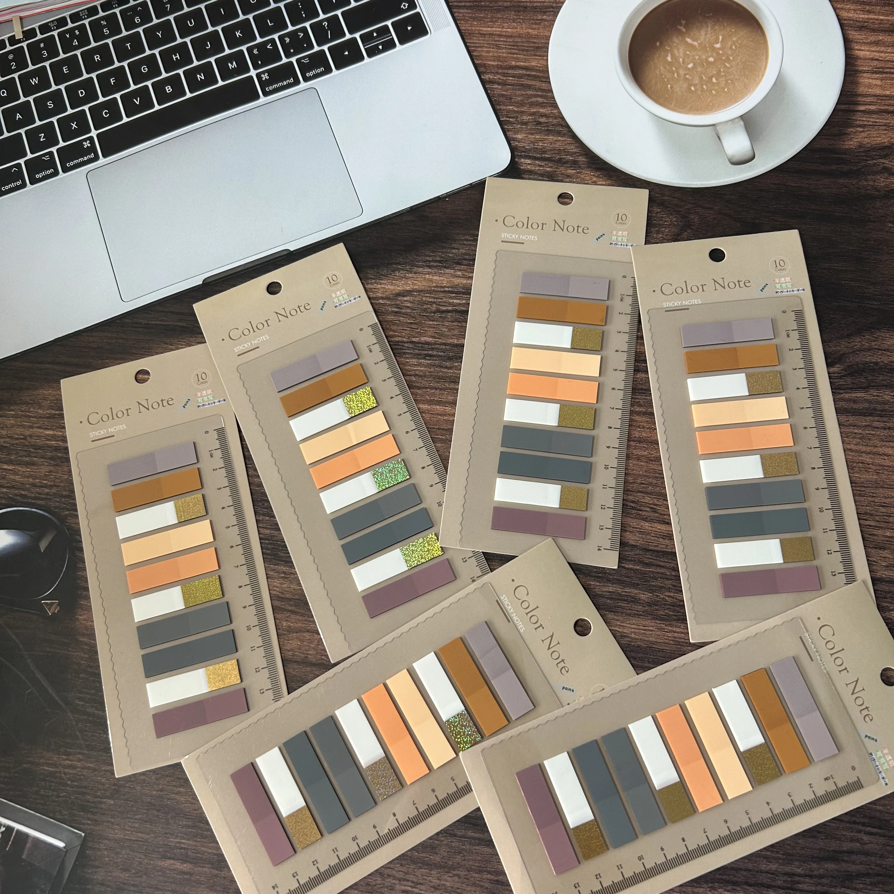 1200 Sheets Ruler Sticky Notes, Multi-Functional Index Stickers for Student Hand Account, Loose Leaf Classification