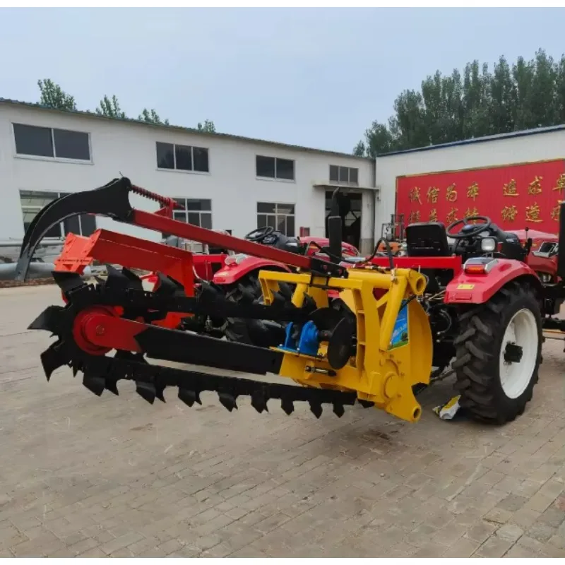 Width 15-200cm Chain Trencher for Tractor 3 Point Hitch  Heavy Duty Ditcher  for Foundation Trenching Agriculture  Construction