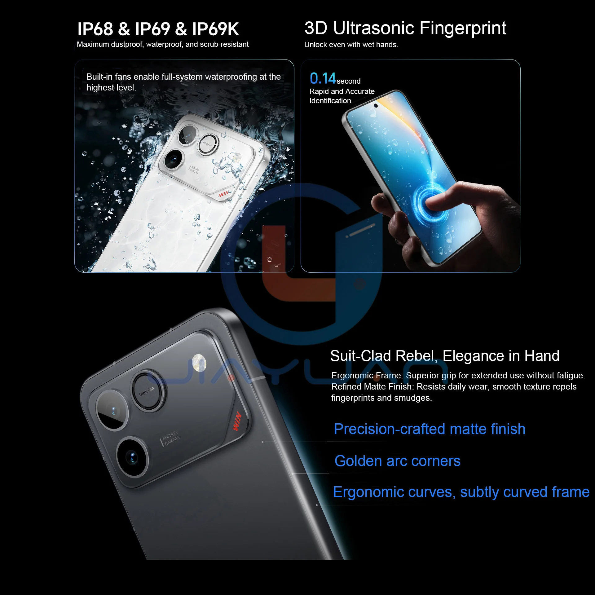 オリジナルHONOR WIN RT 5Gゲーミング携帯電話 6.83インチAMOLED 185Hz 