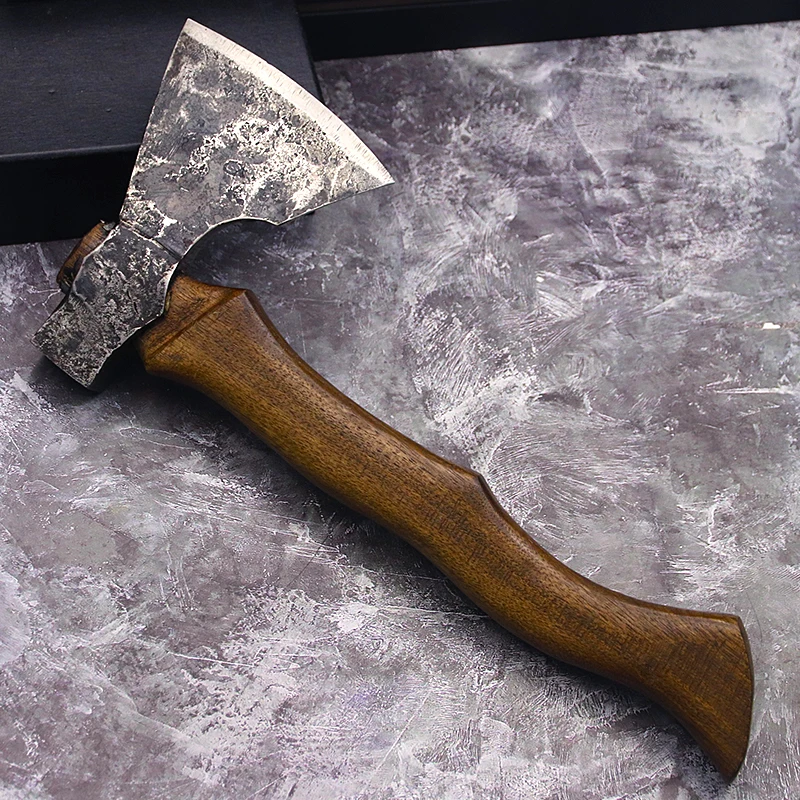 73 Mountaineering camping hand axe wood tool high carbon steel axe pick forging steel axe outdoor work woodcutter garden axe