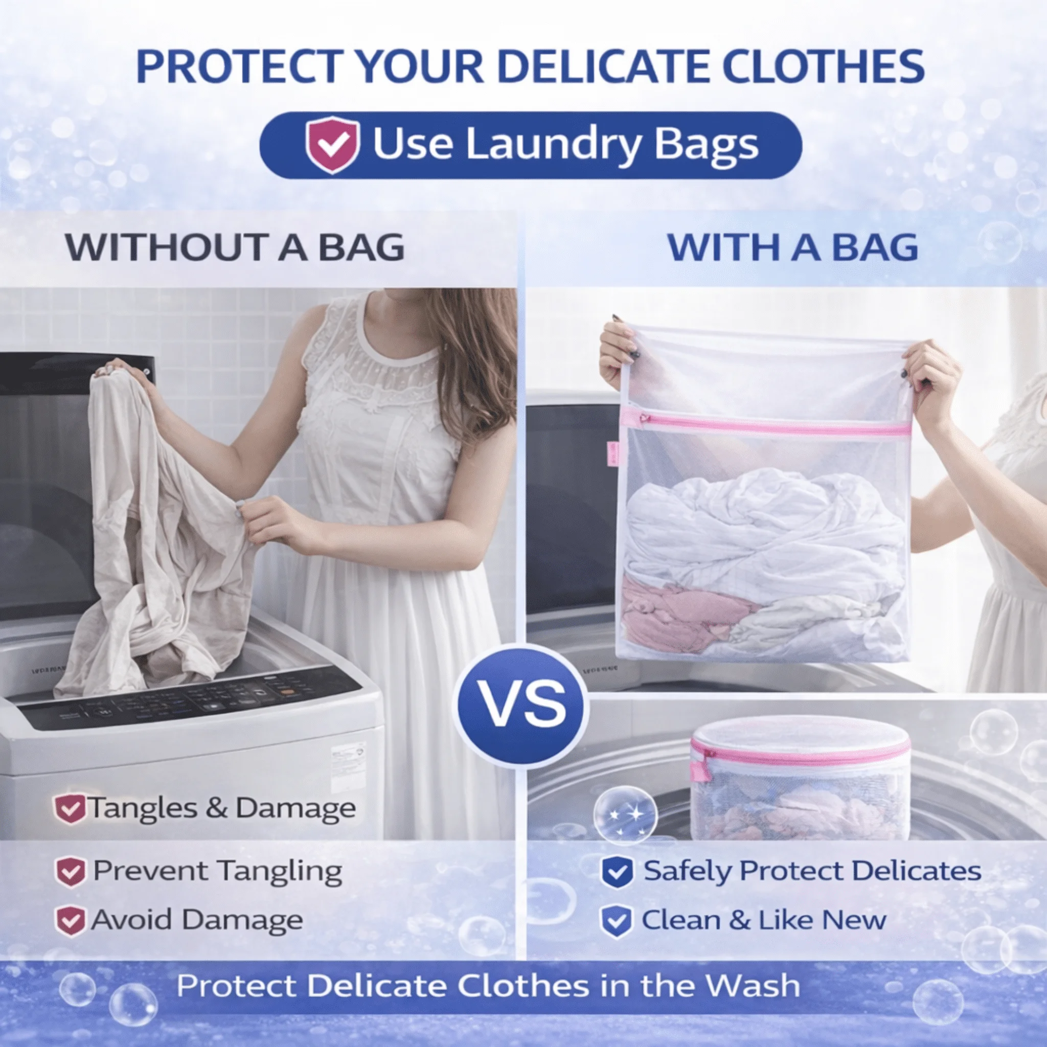 7 Pack Multi-Size Mesh Laundry - огляд і ціна Multi Pack Underwear