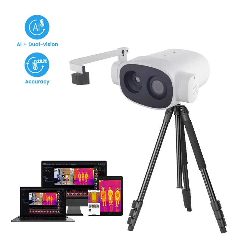 ODM&OEM Face Recognition Body Temperature Measuring Thermal Scanner Machine with Staff Time Attendance System