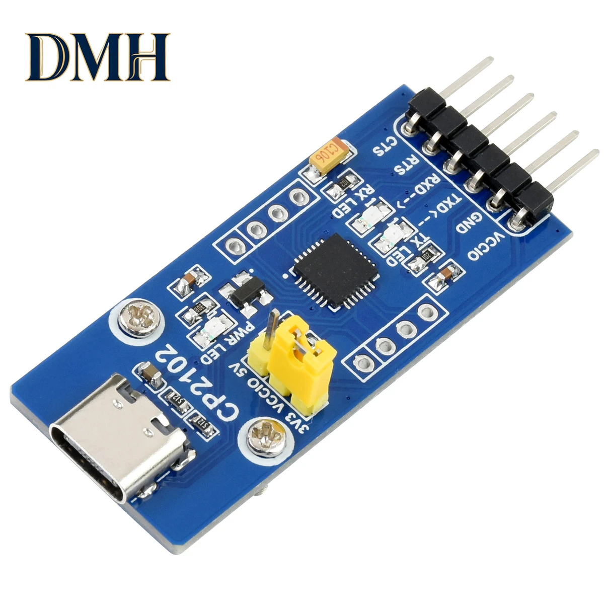 

DMH-Waveshare CP2102 USB UART-плата (Type C) Модуль связи USB-UART (TTL) с разъемом USB-C
