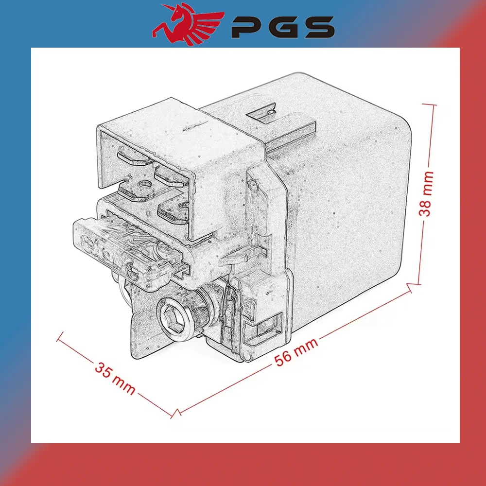 PGS Starter Relay Solenoid For Honda Honda PES125 PS150 CRF250 450 SH125 150 CBF600 35850-K28-911 35850-KCN-000 35850-KCN-003