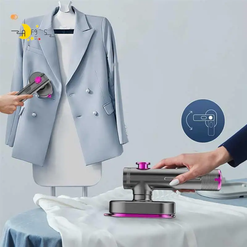 

AF95-1 PCS Portable Steamer For Clothes Ironing&Steaming 2 In 1 Fabric Wrinkle Travel Iron EU Plug A