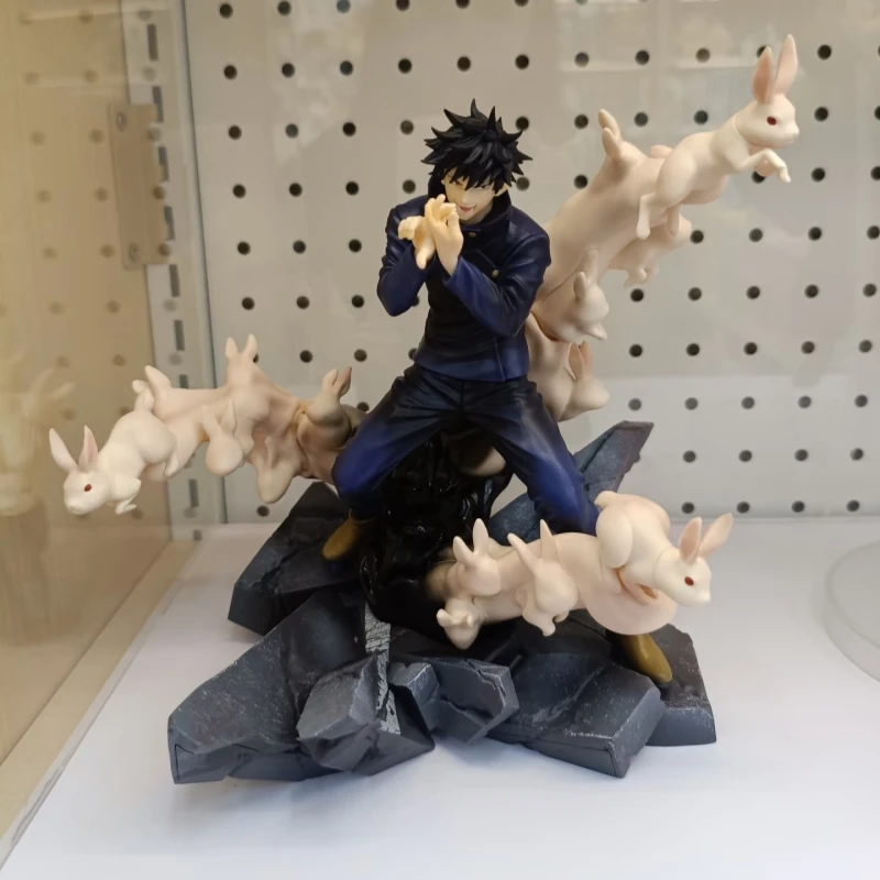 

Original Genuine Bandai Jujutsu Kaisen 19cm Fushiguro Megumi Statue Anime Figurine PVC Model Doll Collection Toy Gift Kids