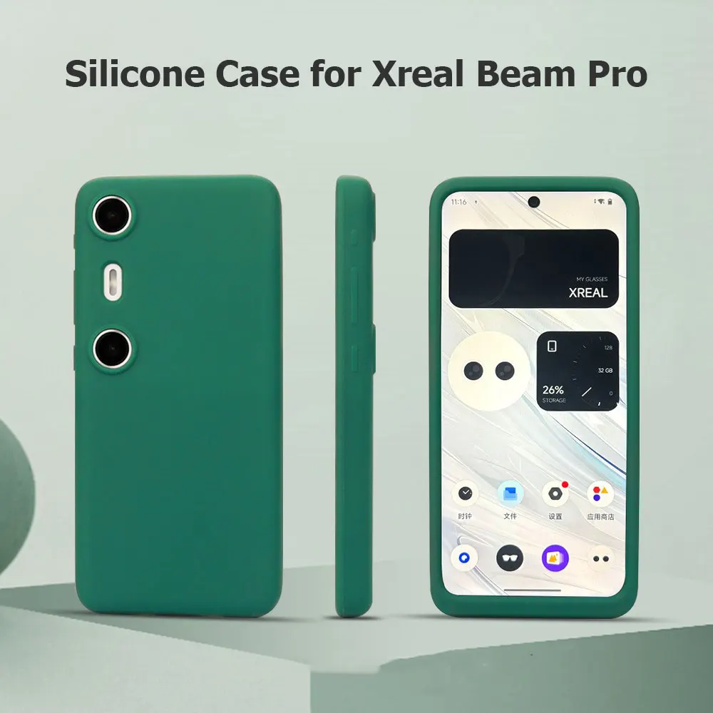 Protective Case Silicone Cover Soft Case Accessories for XREAL Beam Pro