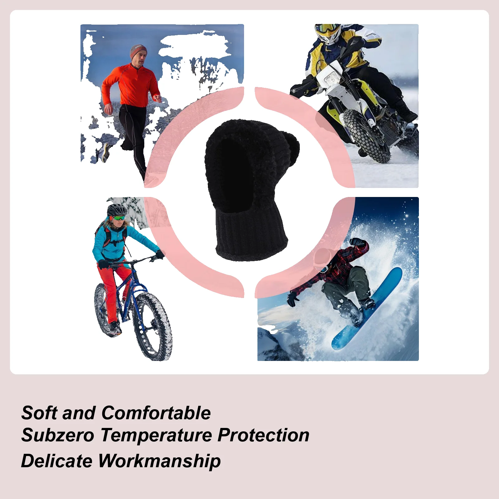 

Winter Hats For Women Fall Beanie With Neck Gaiter Fleece Lining Cute Hats For Women With Ear Flaps For Cold Weather Autumn