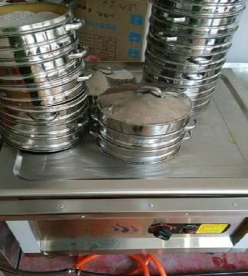 220V High Quality Commercial Steamed Bun Furnace with Steamer Basket – Ideal for Making Baozi, Dim Sum, and More EA
