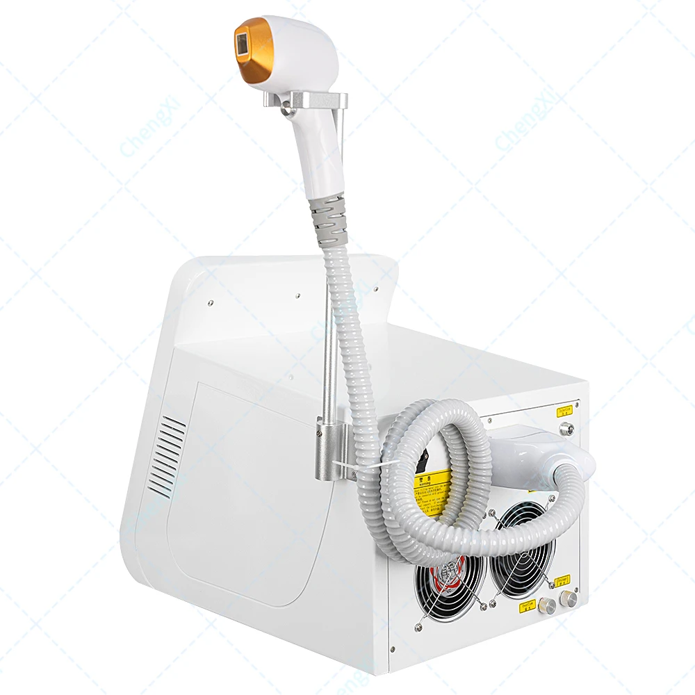 Portable Ice Cooling 808nm Diode Laser Hair Removal Equipment Painless Full Body Depilation For Home Use