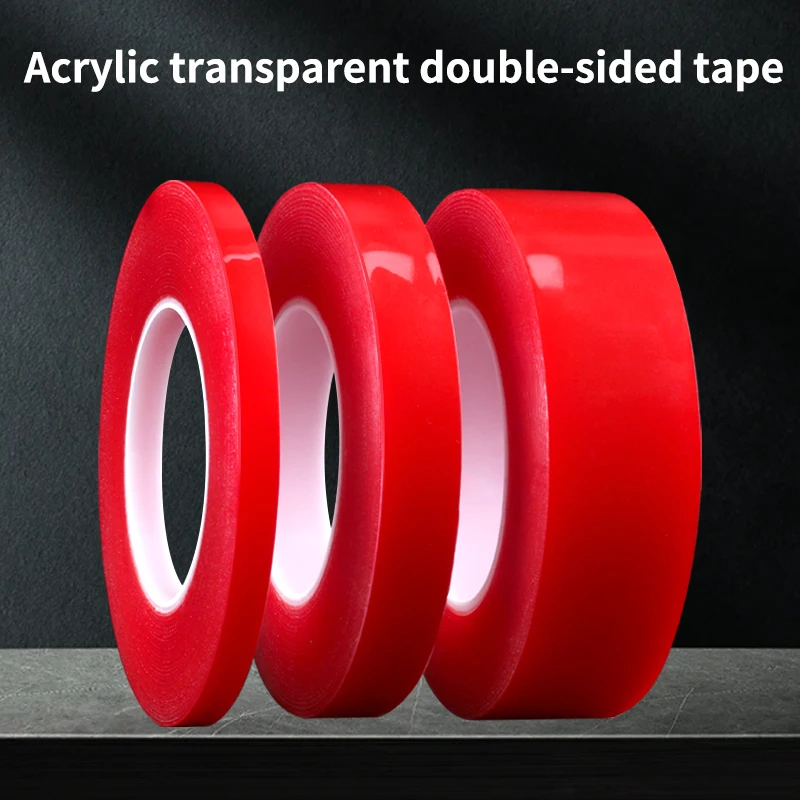 

Transparent Acrylic Double Sided Tape Heavy Duty Nano Tape Traceless Washable Adhesive Sticker Clear Sticky Power Foam Tapes